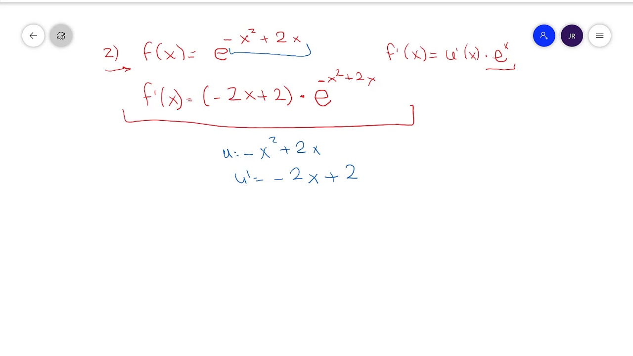 Derivada De Una Función Exponencial. - YouTube