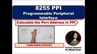 Unit 3 L3 | Port Address Calculation in 8255 PPI | Port address Calculation