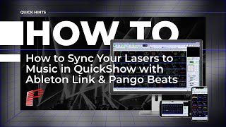 How to Sync Lasers to Music in QuickShow with Ableton Link \u0026 Pango Beats