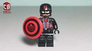 Black Captain America Hydra XINH 1096 Minifigure