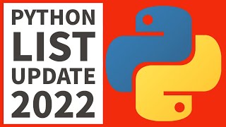 Beginners Programming - Python List Update - Code Example 2022