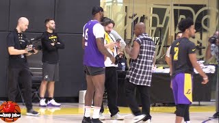 Dave Chapelle Playing Basketball With LeBron James at Lakers Practice. HoopJab NBA