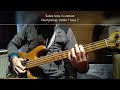 music man sabre 1979 80 bass sound demonstration fingerstyle straight jack output