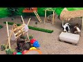 Diy diorama make mini water well for cows| diy diorama animals|