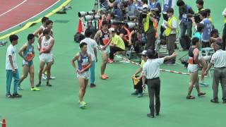 H29　関カレ　男子1部100m　予選3組