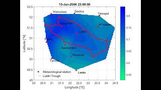 Normalised heat demand in the Lublin trough