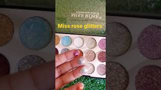 Miss rose glitters || Best Glitter pallete || Shorts || Ayat Muslima