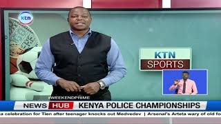 Daniel Ebenyo victorious in men's race in the Kenya police championships