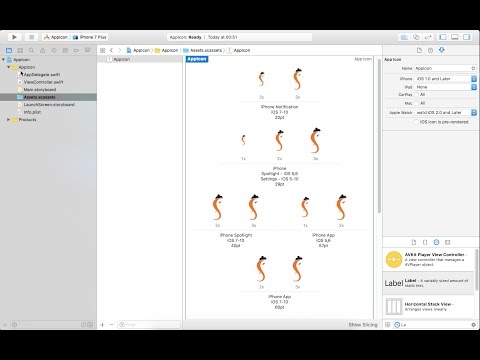 Xcode 8.0.3 Tutorial - Add App Icon in Xcode Xcode 8.0.3 Tutorial - Add App Icon in Xcode