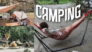 2D1N glamping staycation with friends | Camping in the city (Hammocks by the River)