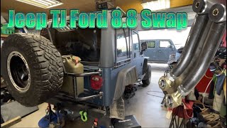 The Ford 8.8 Swap In a TJ is Happening