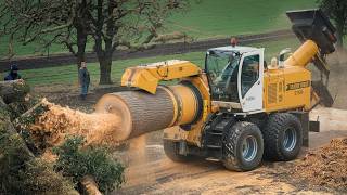 Revolutionary Machine to Harvest Large Trees into Powder in 2 Minutes