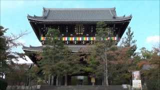 金戒光明寺 その2 三門 京都の紅葉名所　Konkai-Komyo-ji Temple autumn leaves attractions in Kyoto part.2