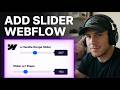 How to Add a Slider in Webflow (2026) | Step-by-Step