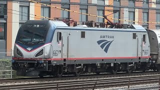 Amtrak #667 passes NoMa, DC