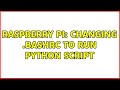 Raspberry Pi: Changing .bashrc to run python script (2 Solutions!!)