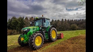 Wildschäden beseitigen mit John Deere 6130R und Craco Planier Profi 2650