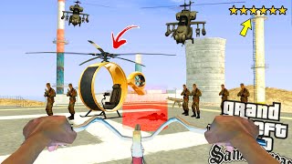 سرقت مروحية المستقبل المتطورة من منشأة عسكرية في قراند سان اندرياس || GTA San future helicopter