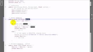 Java w/ Eclipse 38 - Bank Program Part 25