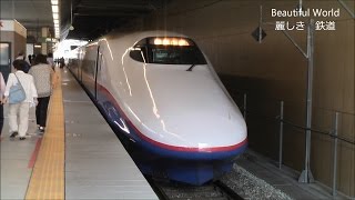 新幹線 E2系　北陸新幹線　あさま６１６号乗車記　パート②　JR 軽井沢駅→上野駅　光panasd 39