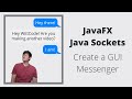 JavaFX and Java Sockets - Client Server Messenger