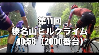 第11回 榛名山ヒルクライムin高崎（ハルヒル） 2023/5/14（40:58 年代別13位）2000番台