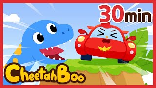 ✨30min of Best Dinosaur songs for kids✨ | Compilation | Nursery rhymes & Kids Song | #Cheetahboo