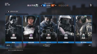 [PS4 版/R6S/初見さん大歓迎/概要欄］プラチナ目指してランク！コメントしてって～