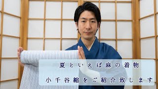 【着物】夏に涼しい麻の着物【小千谷縮 おぢやちぢみ】をご紹介