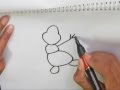 Draw Olaf from Frozen for kids, beginners step by step