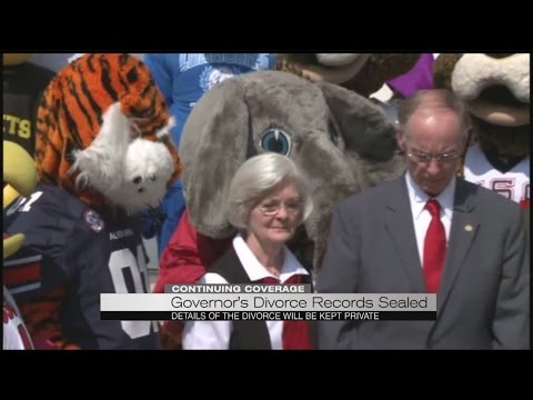 Governor's divorce records sealed Governor's divorce records sealed