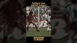 Diego MARADONA 🇦🇷 unstoppable for Belgium 🇧🇪! (1986) | #Shorts