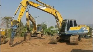 Kobelco Sk907 มาร์คทู เก่านอก ติดตั้งหัวแย็ค มาพร้อมเจาะโทรเลย 0863862858 เฮียโจ้