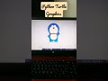 Drawing Doremon With Python Turtle Graphics -01  🐢🐢🐢 | Coding Status |  #pythonprogramming