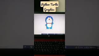 Drawing Doremon With Python Turtle Graphics -01 🐢🐢🐢 | Coding Status | #pythonprogramming