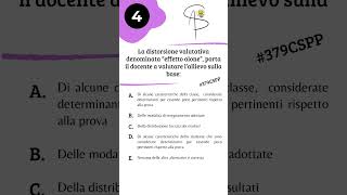 Quiz preselettivi TFA #CSPP379- La Valutazione e il D.Lgs.62/2017