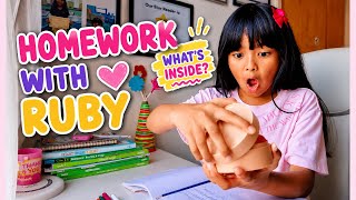 Study With Me for Kids ππ| Homework Time With Ruby & A Fun Surprise π₯π