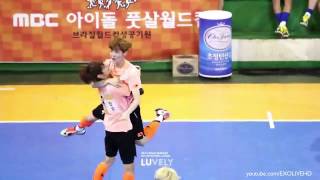 HD Fancam 140526 EXO Luhan Amazing Goal at 2014 Idol Futsal Championship