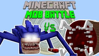 Shin Sonic(GOJI DRAW) Vs Sandworm(Rhex)  - Minecraft Mob Battle