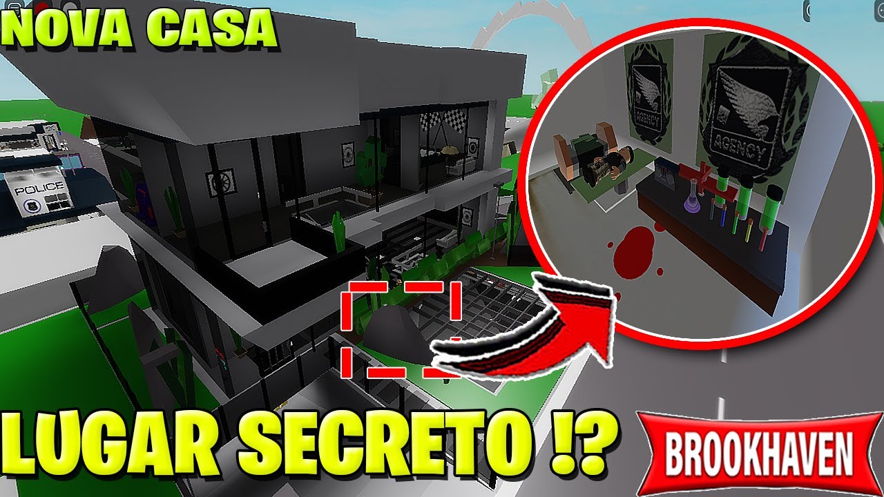 ENCONTRAMOS O NOVO LUGAR SECRETO Da NOVA CASA NO BROOKHAVEN RP ROBLOX ...