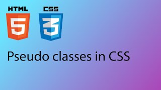 HTML & CSS 2020 Tutorial 25 - Pseudo classes