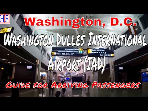 Washington Dulles International Airport (IAD) – Arrivals, Ground Transport & Metro trains | Ep# 1 Washington Dulles International Airport (IAD) – Arrivals, Ground Transport & Metro trains | Ep# 1