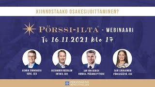 Pörssi-ilta 16.11.2021 klo 17:00-18:30