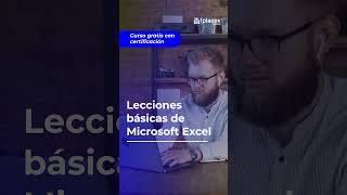 LECCIONES BÁSICAS DE MICROSOFT EXCEL - CURSOS MOOC