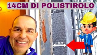 ecco il cappotto in polistirene appena posato #terraterra