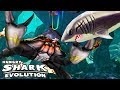 THE MEG vs CRAB BOSS (HUNGRY SHARK EVO)