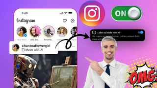 Sar te thoves Made With AI Label ko Instagram |  Etiketa sar kerdo e AI-aça Instagram