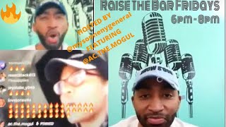 ME RAPPING ON A CELEBRITY LIVE INSTAGRAM @ #raisethebarfridays WITH @mysonnenygeneral
