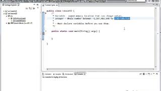 Mastering Java, Vol 1 Lesson 12 Declaring And Using Integer Variables 4