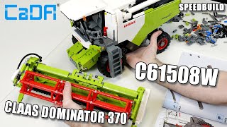 CADA CLAAS Dominator 370 Speedbuild | RC Combine Harvester Agricultural C61508W CaDA Timelapse 2024